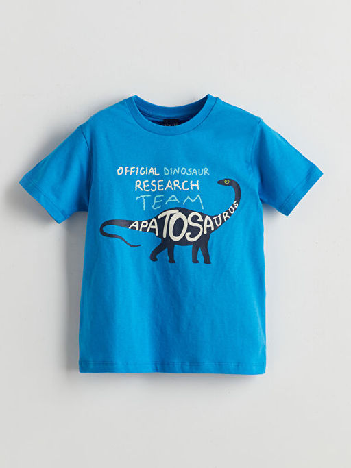 Bisiklet Yaka Erkek ?ocuk ?ortlu Pijama Tak?m?