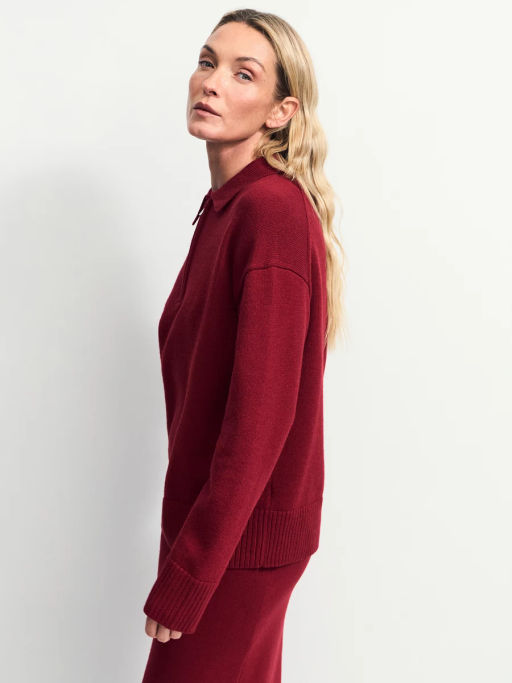 Джемпер поло с молнией / Zarina