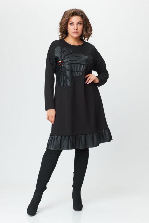 Платье INVITE 4083 черный дизайн - Mira fashion фото 47