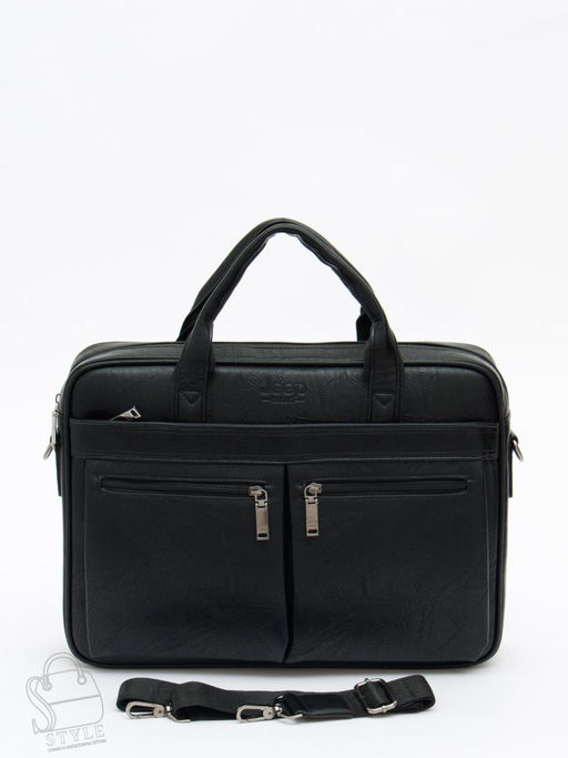 Портфель мужской 1795-01 black Jeep - S-style фото 3