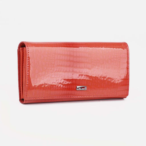Кошелёк на магнитах, цвет коралловый