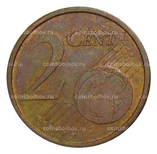 Монета 2 евроцента 2002 года Италия