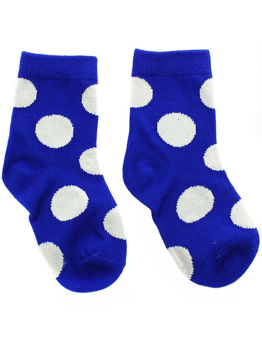 Детские носки 3-5 лет 15-18 смГорошек Синие