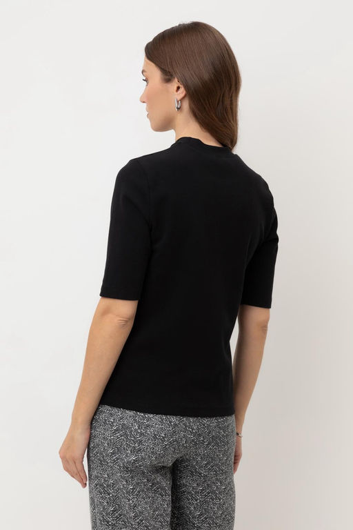 ЕВТ 3331/черный фуфайка (футболка) жен