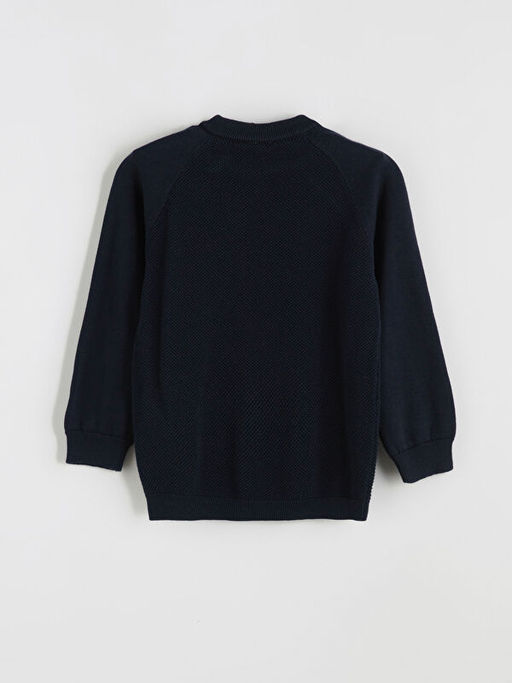 Bisiklet Yaka Uzun Kollu Erkek ?ocuk Triko Kazak