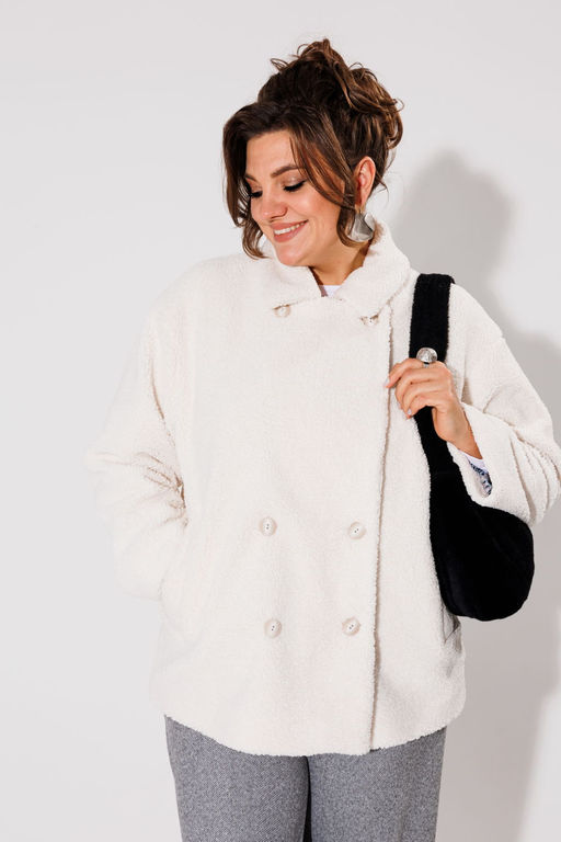 Пальто ANELLI 1421 белый  фото 6