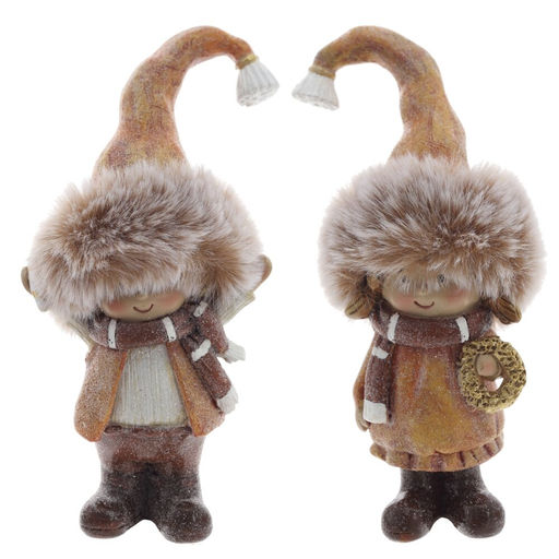 Фигурка декоративная "Дети", L6 W5 H13 см, 2в.