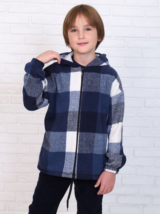 ТД030 Толстовка Дели с капюшоном (синий) - Милаша фото 5