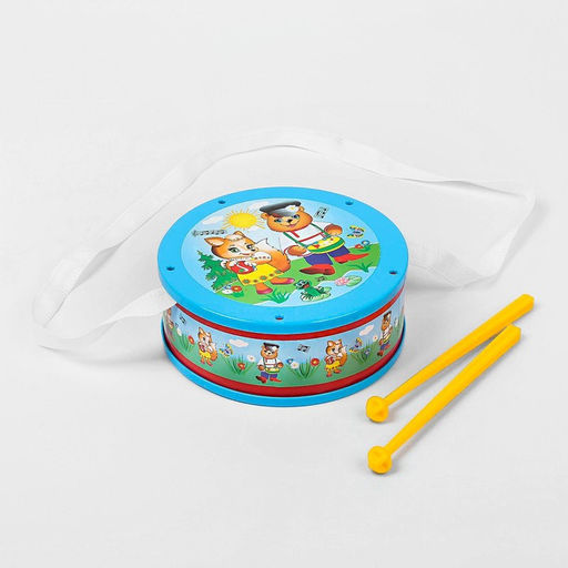 Цена за 2 шт. Игрушечный барабан, для детей, МИКС