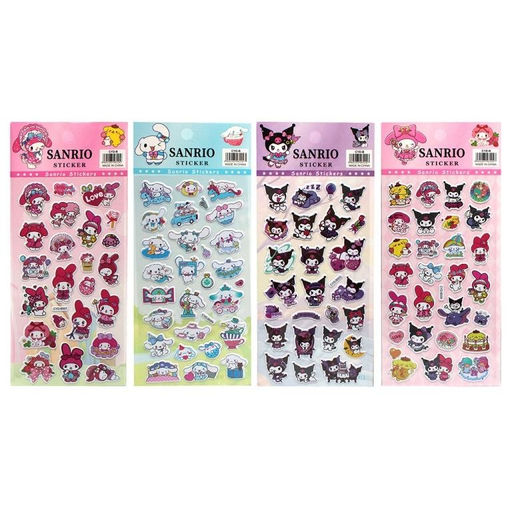 3D наклейки Sanrio "Kuromi and friends" (10*22 см), mix