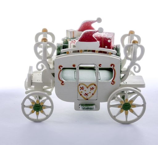 Декоративные новогодние украшения: Карета крытая 6017 Santa - Idh фото 2