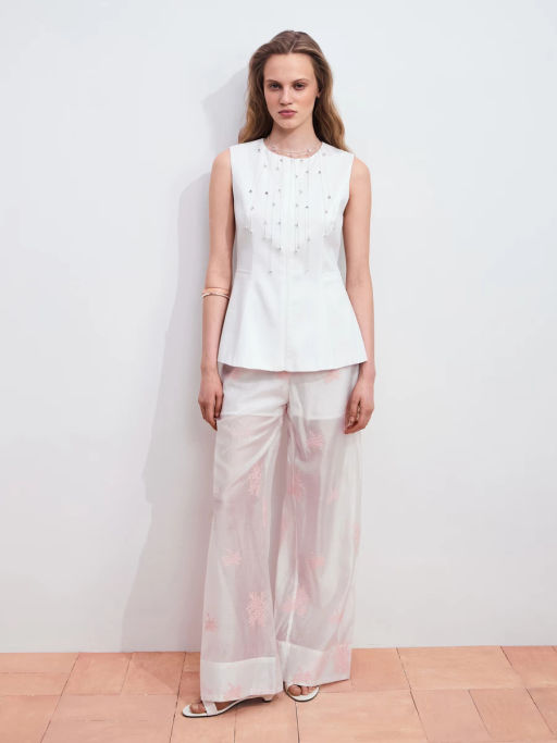 Приталенный жилет с баской ZR2605022501-1 / Zarina