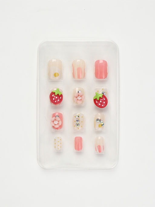 Детские накладные ногти «Капибара», 12 шт.