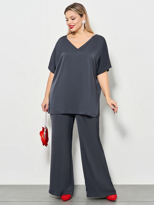 Костюм 0001-7а чёрный - Aquarell фото 19