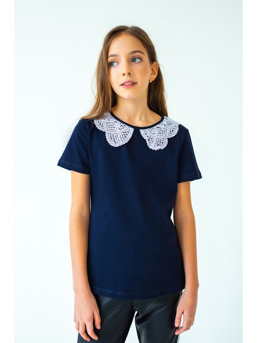 Блузка темно-синий 181230510б - Nota bene фото 20
