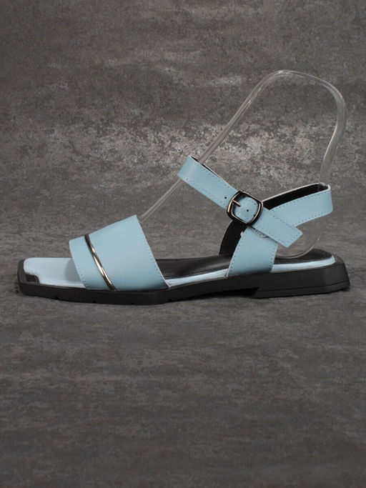 08-PEY183-5 LIGHT BLUE Босоножки женские (натуральная кожа)