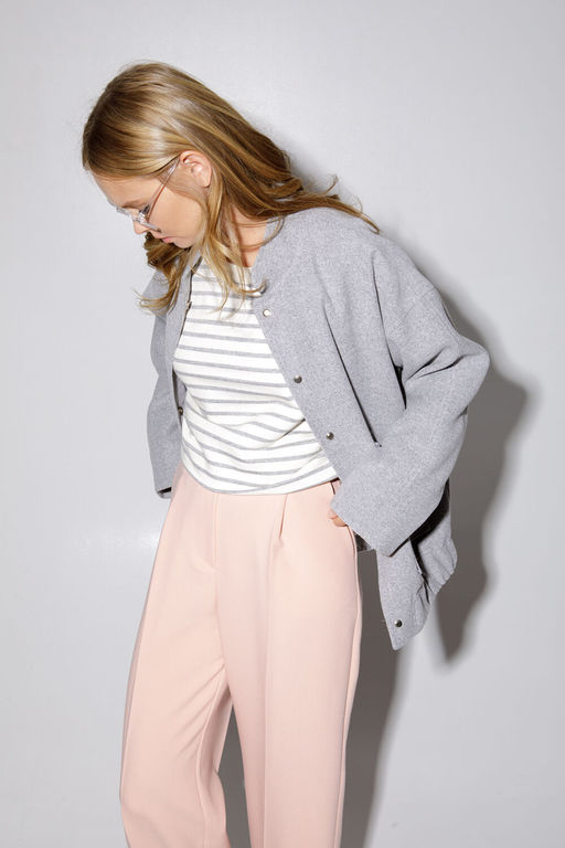 Бомбер Pirs 5209 серый  фото 5