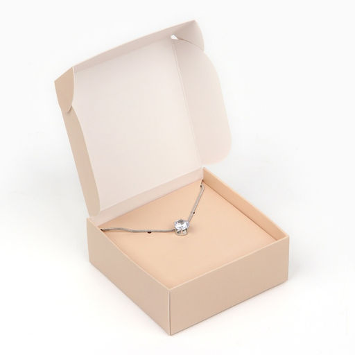 Цена за 5 шт. Коробка под бижутерию «Нюд», 7.5 х 7.5 х 3 см