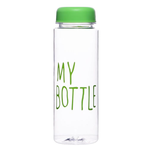 Бутылка для воды My bottle, 500 мл, 19×6 см, мешок в комплекте, МИКС