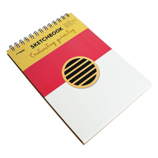 Скетчбук 30 листов, для пастели, жетская обложка, плотность 130 гр, Геометрия МИКС (18х25см) 96891 - Simaland фото 6