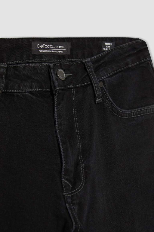 Pedro Slim Fit Джинсовые брюки узкого кроя с нормальной талией и узкими штанинами - Defacto фото 9
