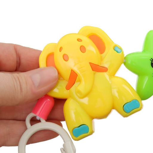 Растяжка на коляску/кроватку Крошка Я «Слоники», 3 игрушки, МИКС