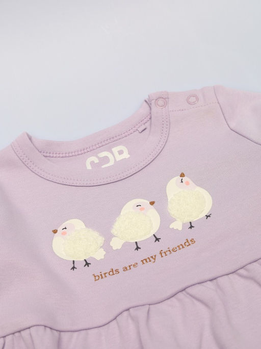 CRB wear / CWBG 64006-45-430 Платье для девочки,лаванда  фото 2