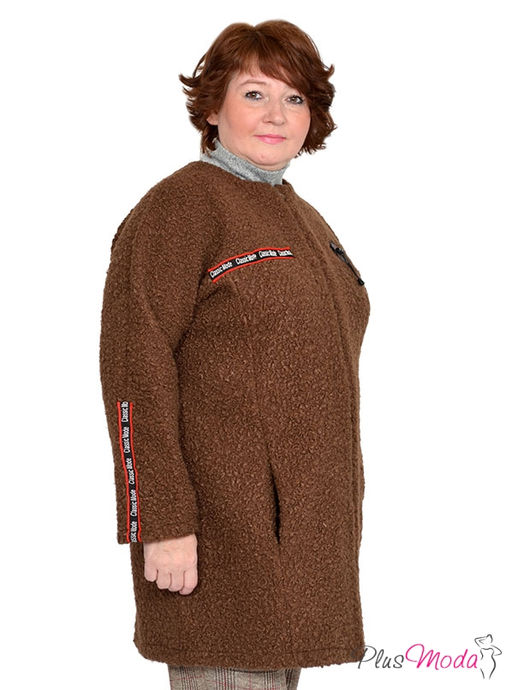 Куртка-пальто Модель №764 размеры 44-84 - Plusmoda фото 3