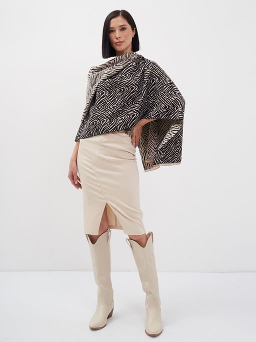 в СОСТАВЕ ШЕРСТЬ и КАШЕМИР! Большой,теплый двусторонний палантин - Tantino фото 2