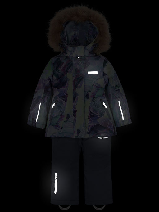 Костюм 7з1224 кофе/орхидея - Nikastyle фото 26