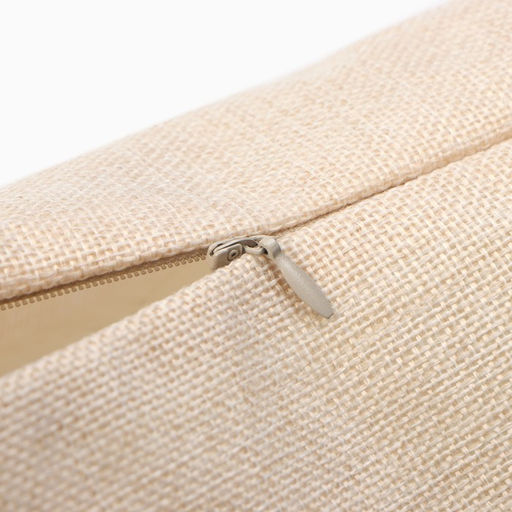 Наволочка декоративная Этель рогожка 45*45 см молочный 100% п/э  фото 3