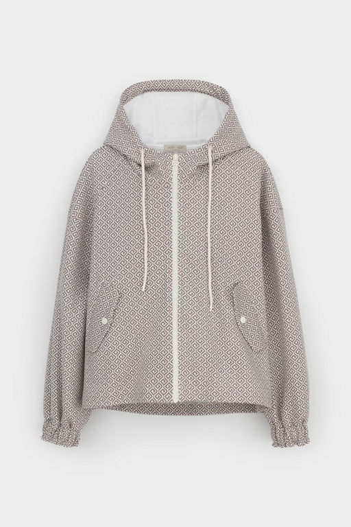 ЕВТ 3300/перламутровое облако,3Д квадраты жакет жен