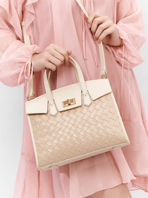 LACCOMA сумка AC622-хаки эко кожа хлопок фото 4