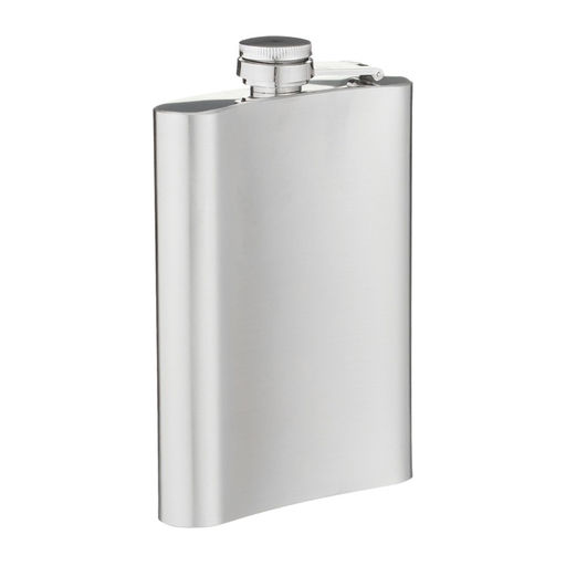 Фляжка 100% настоящий мужчина, нержавеющая сталь, 240 мл, 8 oz