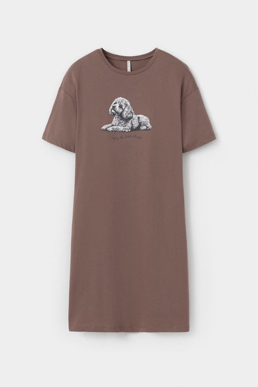 Е 10065/капучино сорочка ночная жен - Very neat фото 2