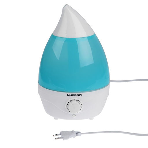 Увлажнитель воздуха Luazon LHU-04, ультразвуковой, 2 л, 35 м², 18 Вт, бело-голубой