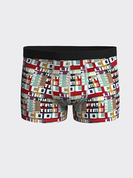 Standart Kal?p Pamuklu Esnek Erkek Boxer 3l? - Waikiki фото 3