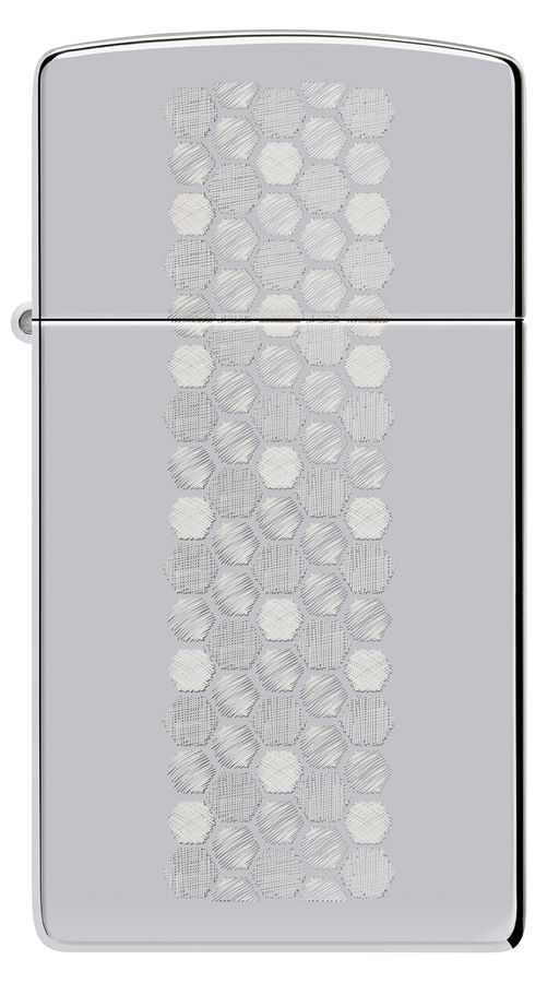 Зажигалка ZIPPO узкая Медовые соты | Slim® Honeycomb 46270