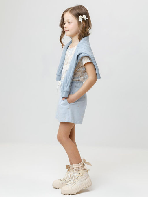 КР 400679/голубой,любимые ромашки к563 шорты для дев - Crockid фото 4