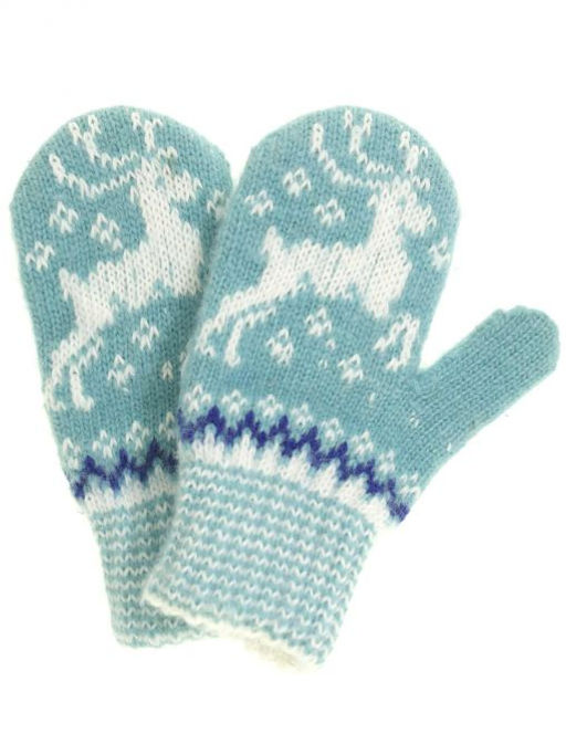 Варежки детские "Олень" 0601-27