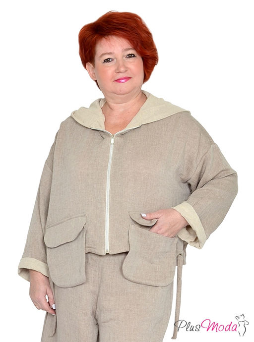Жакет Модель №1552 размеры 44-84 - Plusmoda фото 3