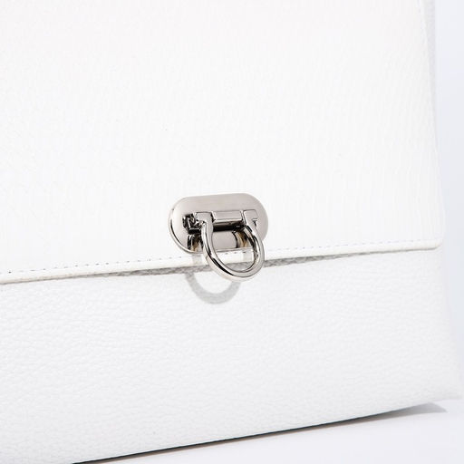 Сумка женская TEXTURA, мессенджер, средний размер, цвет белый  фото 4