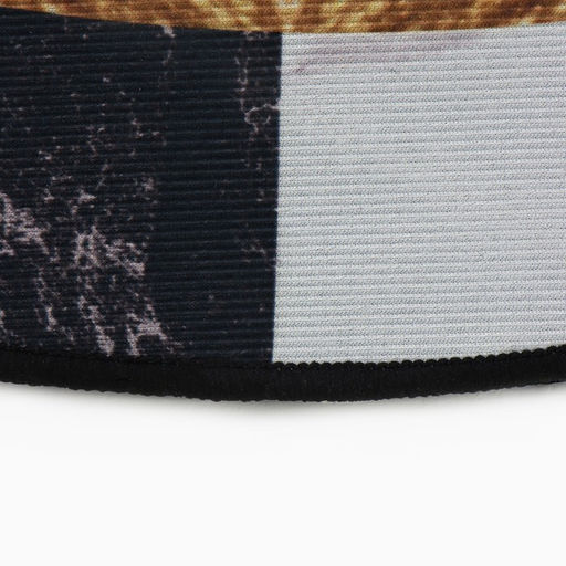 Ковер Этель Черно-белый d 120 см, 700г/м2  фото 3