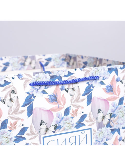 Пакет квадратный Сияй, 30 30 30 см - Дарите счастье фото 4