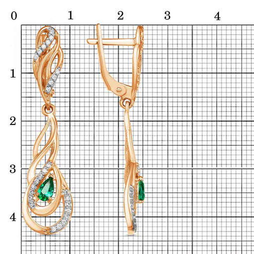СЕРЬГИ 32111688Р - Красная пресня фото 2