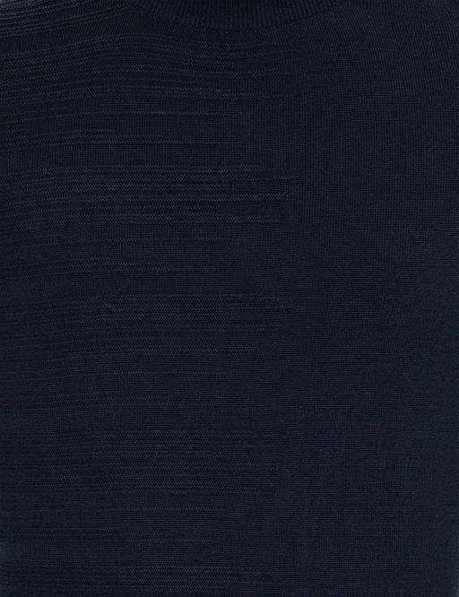 Lacivert Melanj Slim Fit Yar_m Bal_k__ Yaka Triko Kazak - Pierre cardin фото 6