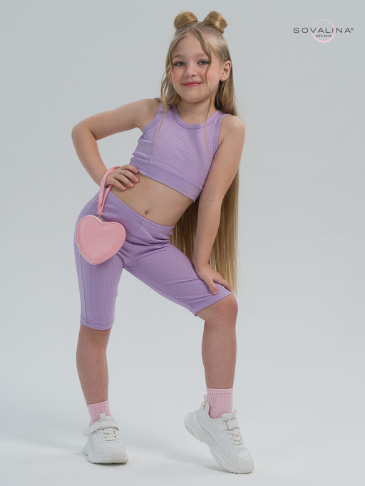 Костюм Тренд лапша лаванда - Sovalina фото 9