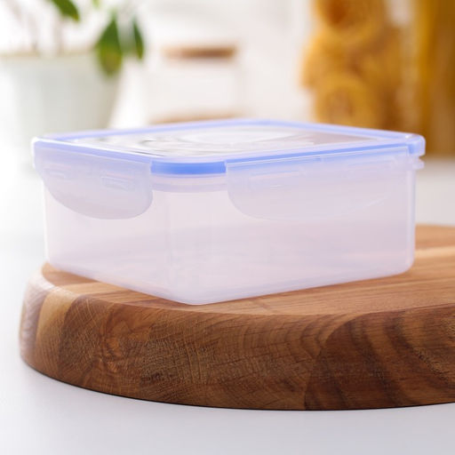 Контейнер для хранения еды Good & Good, 900 мл, с герметичной крышкой, пластик, МИКС