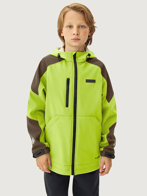 Ветровка 4л15526 лайм/кофе