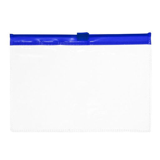 Набор 5 шт. 5 цв. Папка-конверт на молнии формат А6 120мкр прозрачная молния 13*9см - Calligrata фото 2